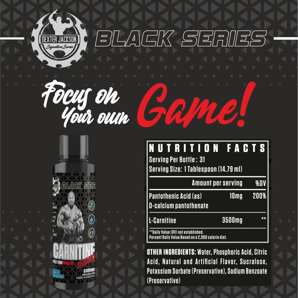 Liquid L-Carnitine Supplement – 31 Doses for Enhanced Fat Oxidation During Training. Preservative-Safe Formula (Potassium Sorbate). No Artificial Colors