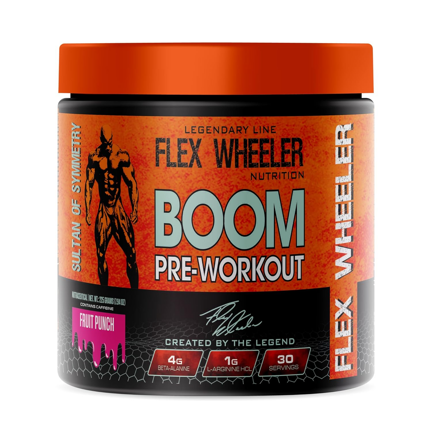 Competition-Grade Energy - Flex Wheeler BOOM Fruit Punch Pre for Pumps & Endurance