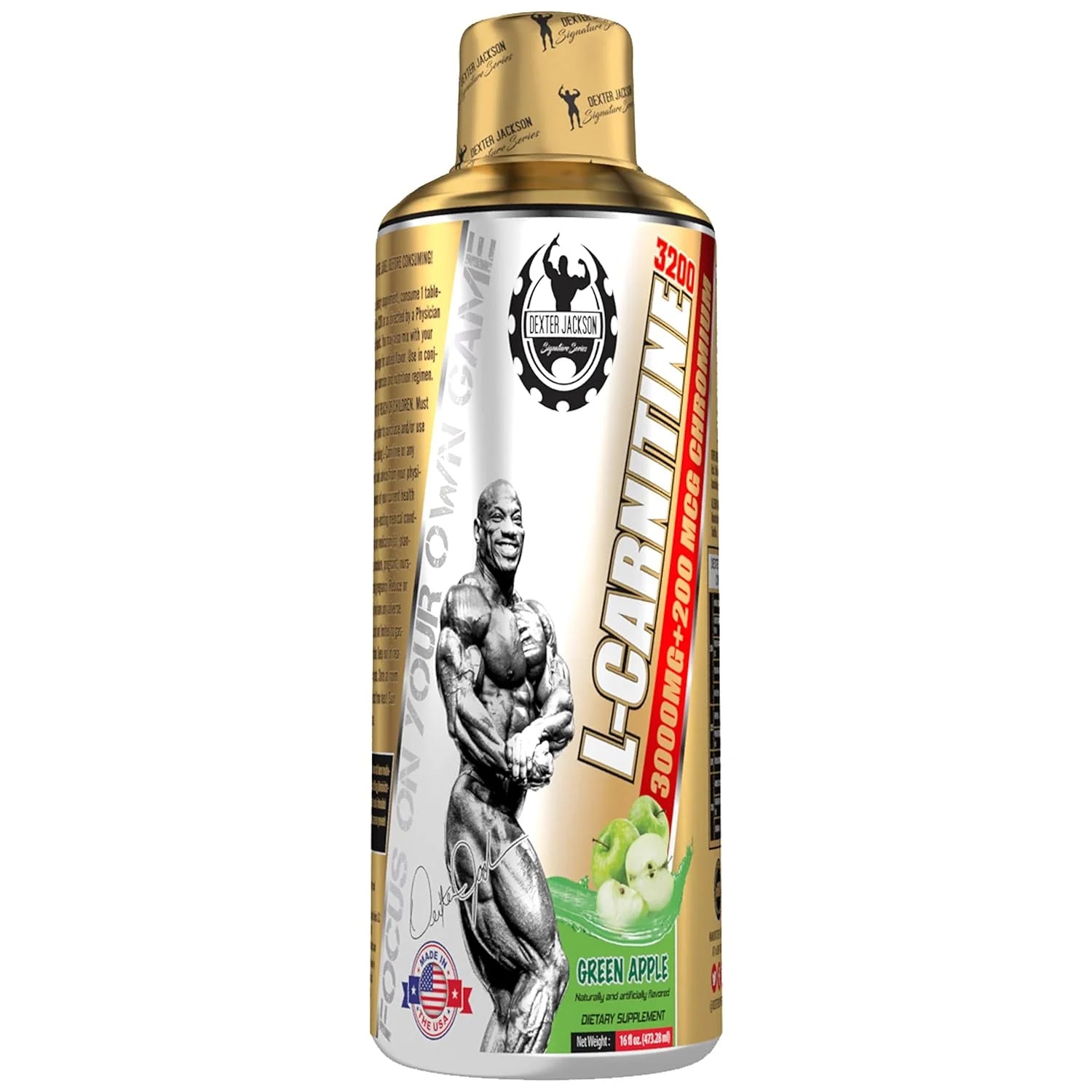 Dexter Jackson-L-Carnitine Liquid- Gold Series Fat burner, 31 Servings   Triumph Nutrition