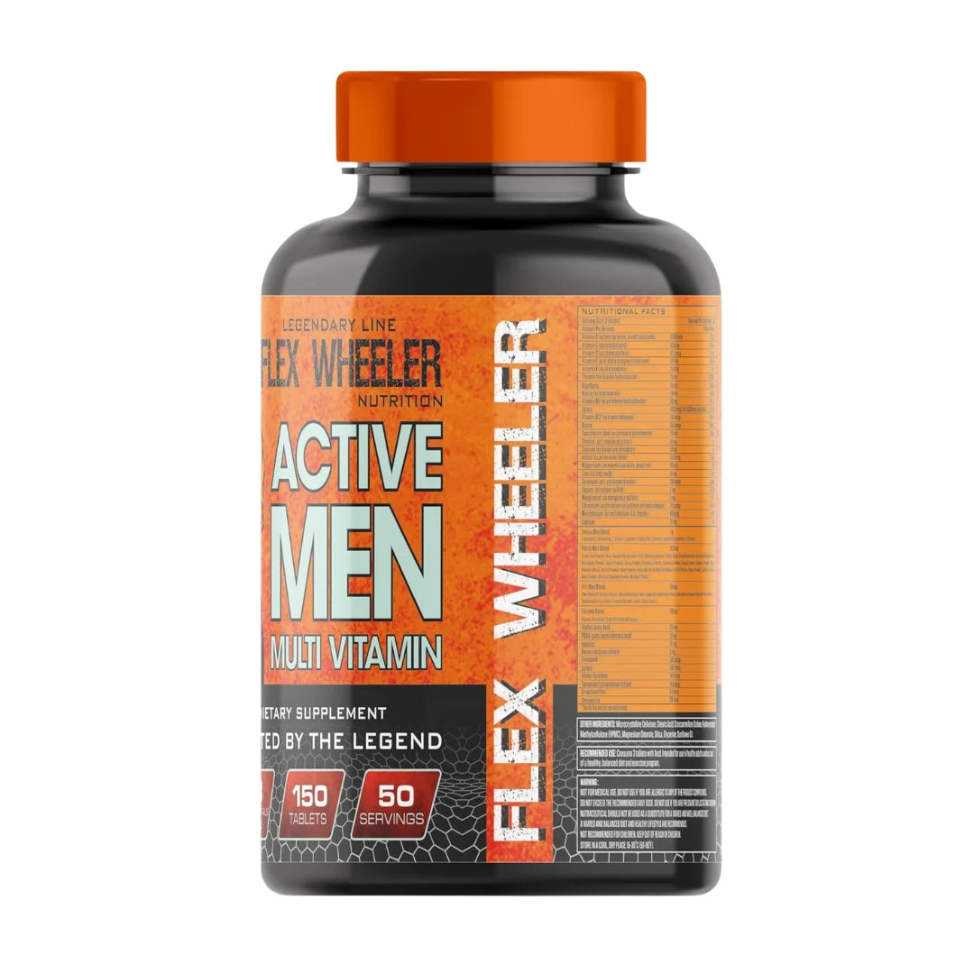 Flex Wheeler Sultan of Symmetry Active Men's Multivitamin - Complete Daily Nutrition Supplement with Essential Vitamins & Minerals - Legendary Line Nutraceutical