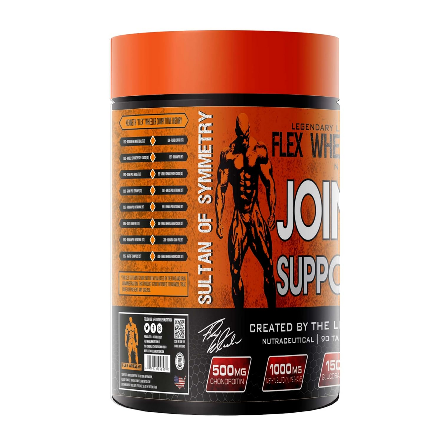 Pro Bodybuilder's Joint Armor - Flex Wheeler Endorsed Formula for Heavy Training Support