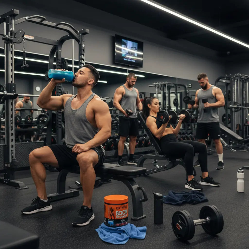 Flex Wheeler BOOM Pre-Workout: Explosive Energy & Original Formula at Triumph Nutrition