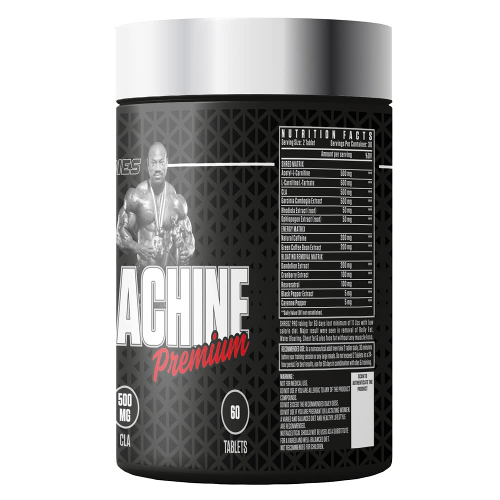 Dexter Jackson DJSS Black Series Lean Machine Premium | 60 Tablets