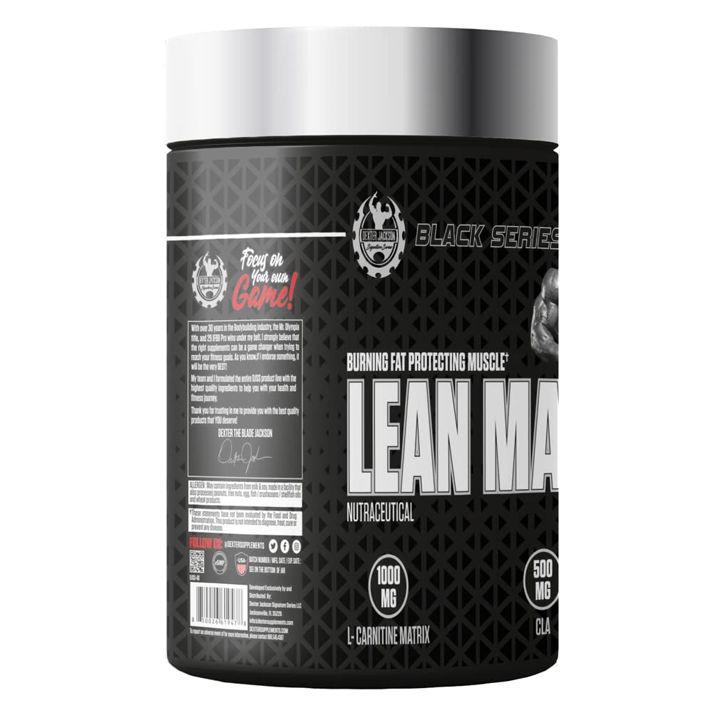 Dexter Jackson DJSS Black Series Lean Machine Premium | 60 Tablets