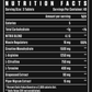 Nutrition Facts panel showing serving size 3 tablets, 40 servings per container, 5 calories per serving, less than 1g carbs, 4.1g Nitrix Blend including creatine monohydrate, L-arginine, and L-citrulline