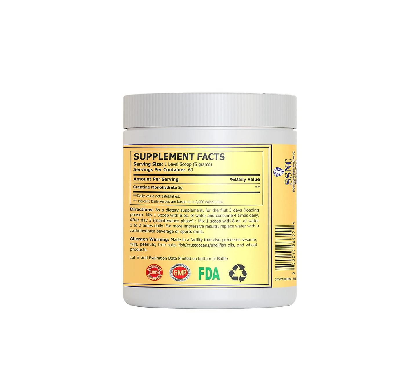 Sunline Alaska Creatine -300Gram, 60 Servings | Mass Building | Energy Production | Muscle Fuel