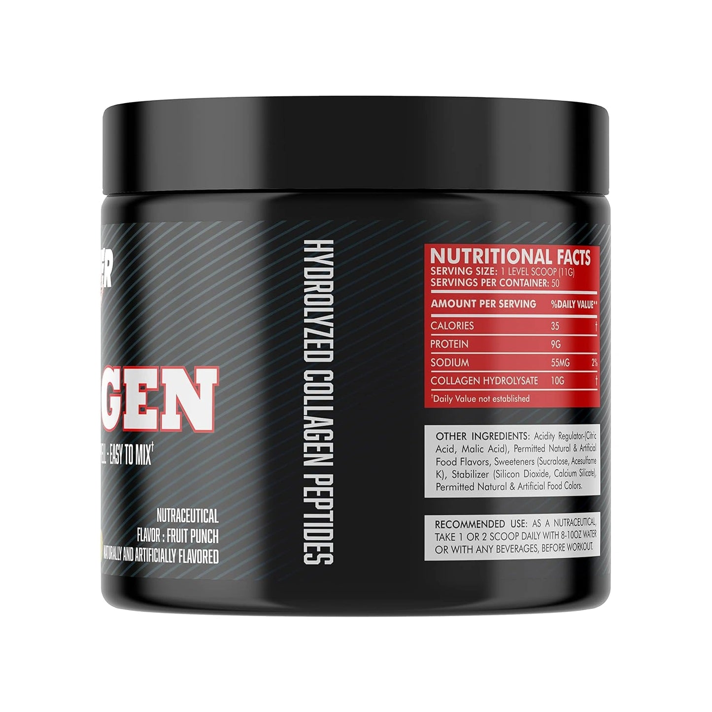 Monster Labs Collagen – Beauty & Mobility Support Formula-Fruit Punch Flavour - Non GMO | Gluten-Free