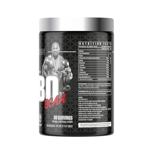 Dexter Jackson Black Series TURBO BCAA – advanced BCAA formula with electrolytes, glutamine, and citrulline for muscle recovery