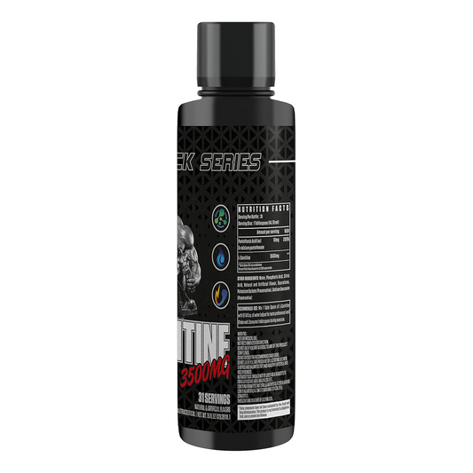 Dexter Jackson Black Series Liquid Carnitine – 31 Servings per Bottle (14.79ml Each). Fast-Absorbing Formula with Natural Flavors for Energy & Fat Metabolism Support
