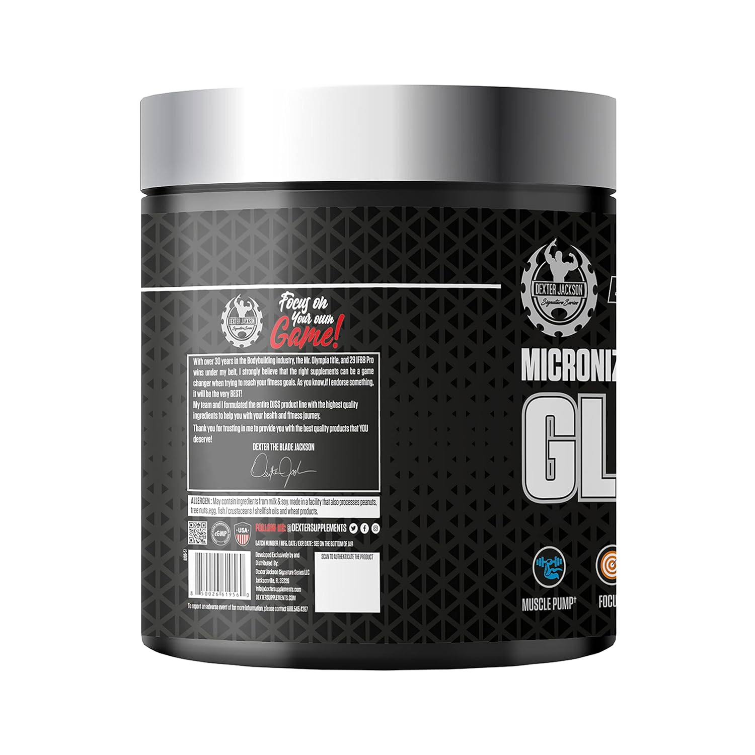 100% Pure Micronized Glutamine – No Fillers, Additives or Artificial Ingredients. 5g Per Serving (60 Doses). Third-Party Tested for Purity