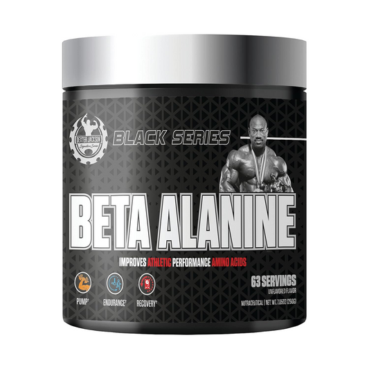 Dexter Jackson Black Series Beta-Alanine – 250g | 63 Servings | Advanced Muscle Endurance & Performance Booster, front view