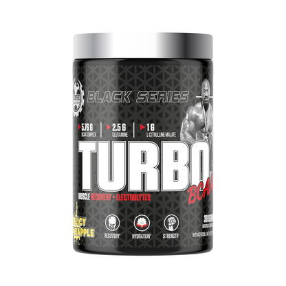 Dexter Jackson Black Series Turbo BCAA | 5.7g BCAAs | Muscle Recovery, Strength & Energy Support | 13g Scoop | 100% Authentic, Slicy Pineapple Flavor