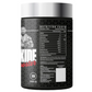 Pre-workout nitric oxide booster bottle and nutrition label, promotes blood flow, muscle pump, and workout endurance, backed by Dexter Jackson Signature Series branding