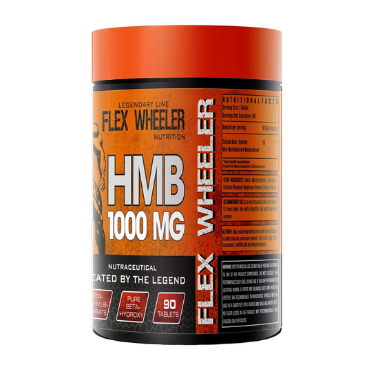 Flex Wheeler Nutrition - HMB 1000mg - 90 Tablets - Muscle Recovery & Growth Support
