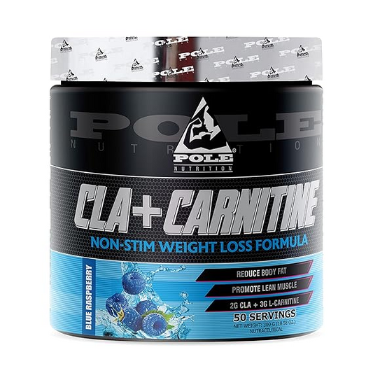 Pole Nutrition CLA+ Carnitine for Lean Muscle And Reducing body fat-300g -50 Servings
