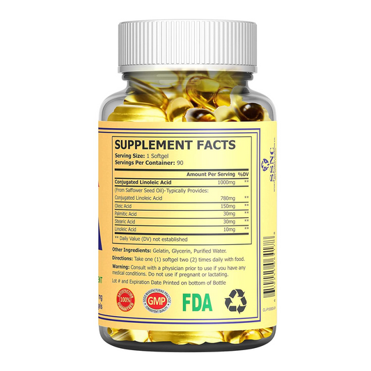 Sunline Alaska CLA | Total Lean | Dietary Supplement - 1000 Mg, 90 Softgels - Aids Natural Weight Management and Lean Muscle Support