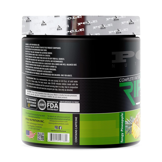 Pole Nutrition Ripper Fat Burner | 250g | 50 Servings - Premium Thermogenic Formula