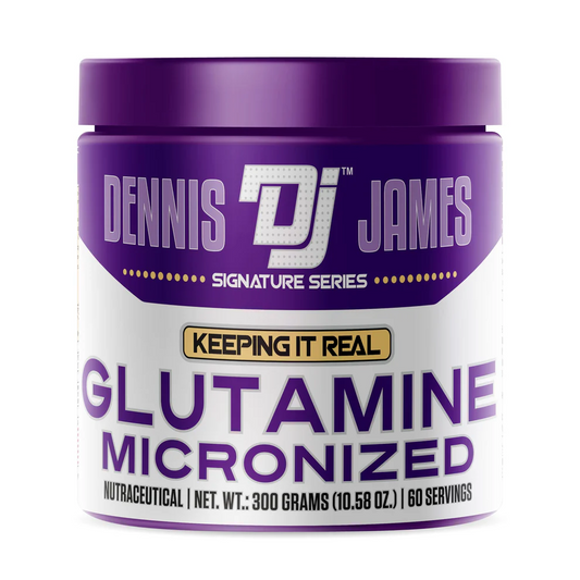 Dennis James Signature Series Glutamine 300 GM | Premium Muscle Recovery & Immune Support | 60 Servings, 300g
