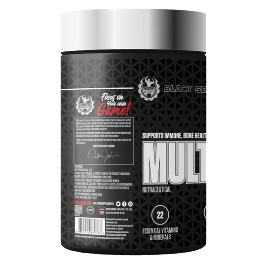 Dexter Jackson DJSS Black Series Multivitamin- 120 Tablets