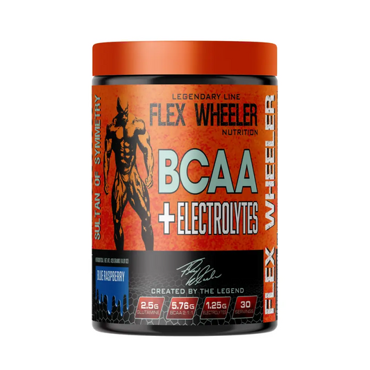 Flex Wheeler Nutrition BCAA + Electrolytes - 30 Servings | Advanced Muscle Recovery and Hydration Formula