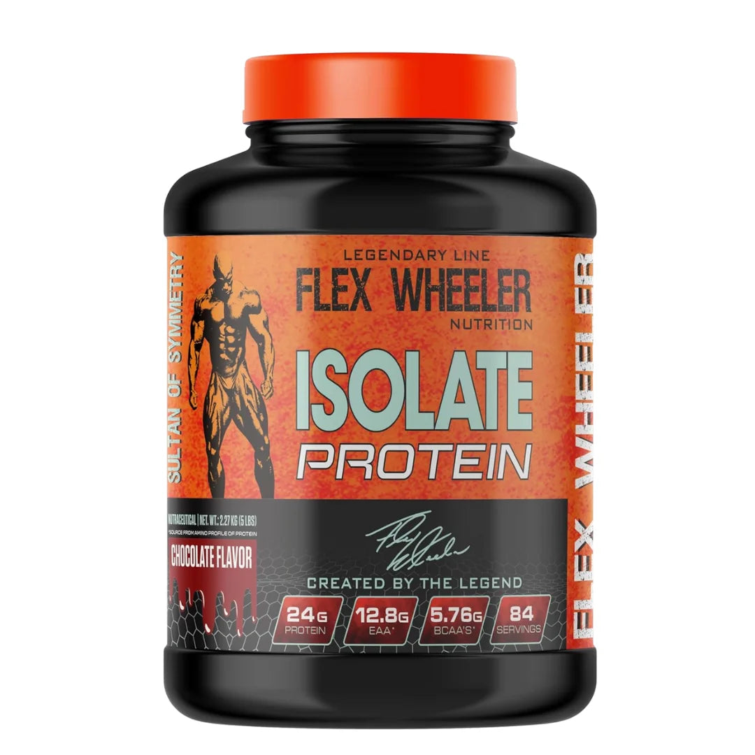 flexwheeler-wheyisolate-protein-24gramprotein-84 servings-frontview