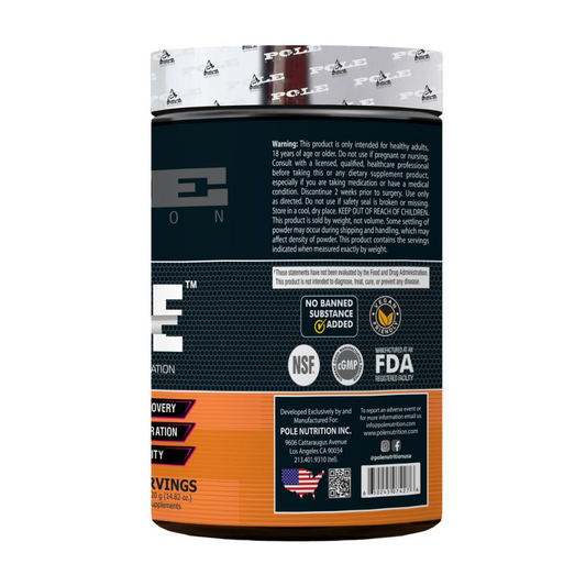 Electrolyte Amino Acid Drink - Pole Stroke  for Gym Hydration & Muscle Repair