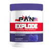 PAN Nutrition explode advance prewokout 250 gram-blue raspberry feont view