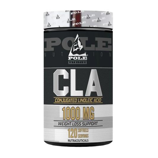 Pole Nutrition CLA - Conjugated Linoleic Acid Weight Loss Support | 1000mg, 120 Softgels | Natural Fat Burner for weight control