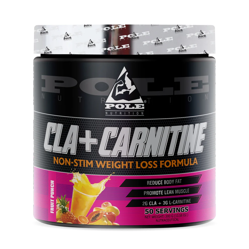 Pole Nutrition CLA+ Carnitine for Lean Muscle And Reducing body fat-300g -50 Servings