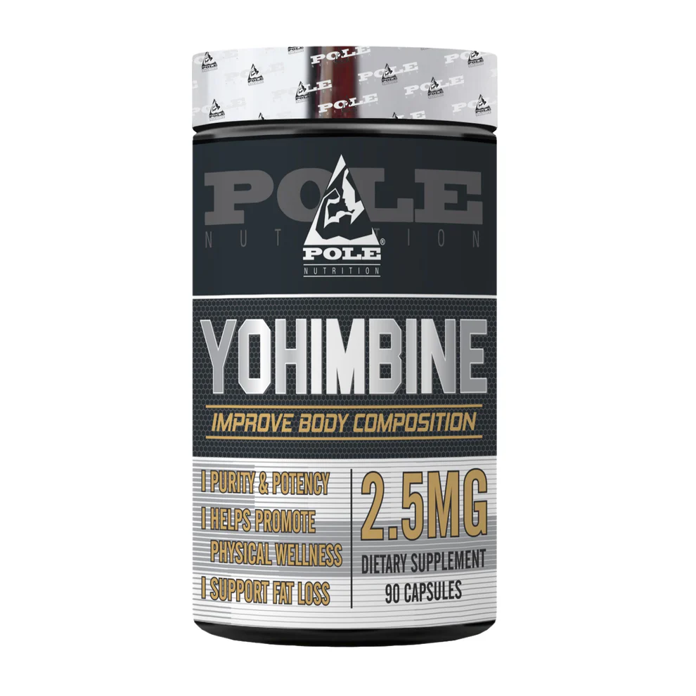 Pole Nutrition Yohimbine HCL 2.5 MG | 90 Capsules-Fat loss Support & Wellness