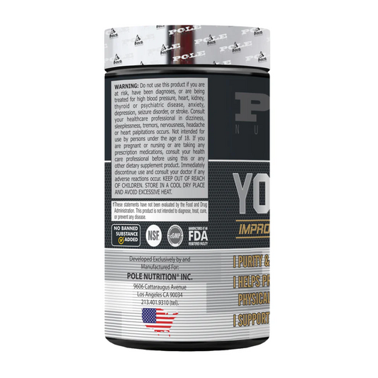 Pole Nutrition Yohimbine HCL 2.5 MG | 90 Capsules-Fat loss Support & Wellness