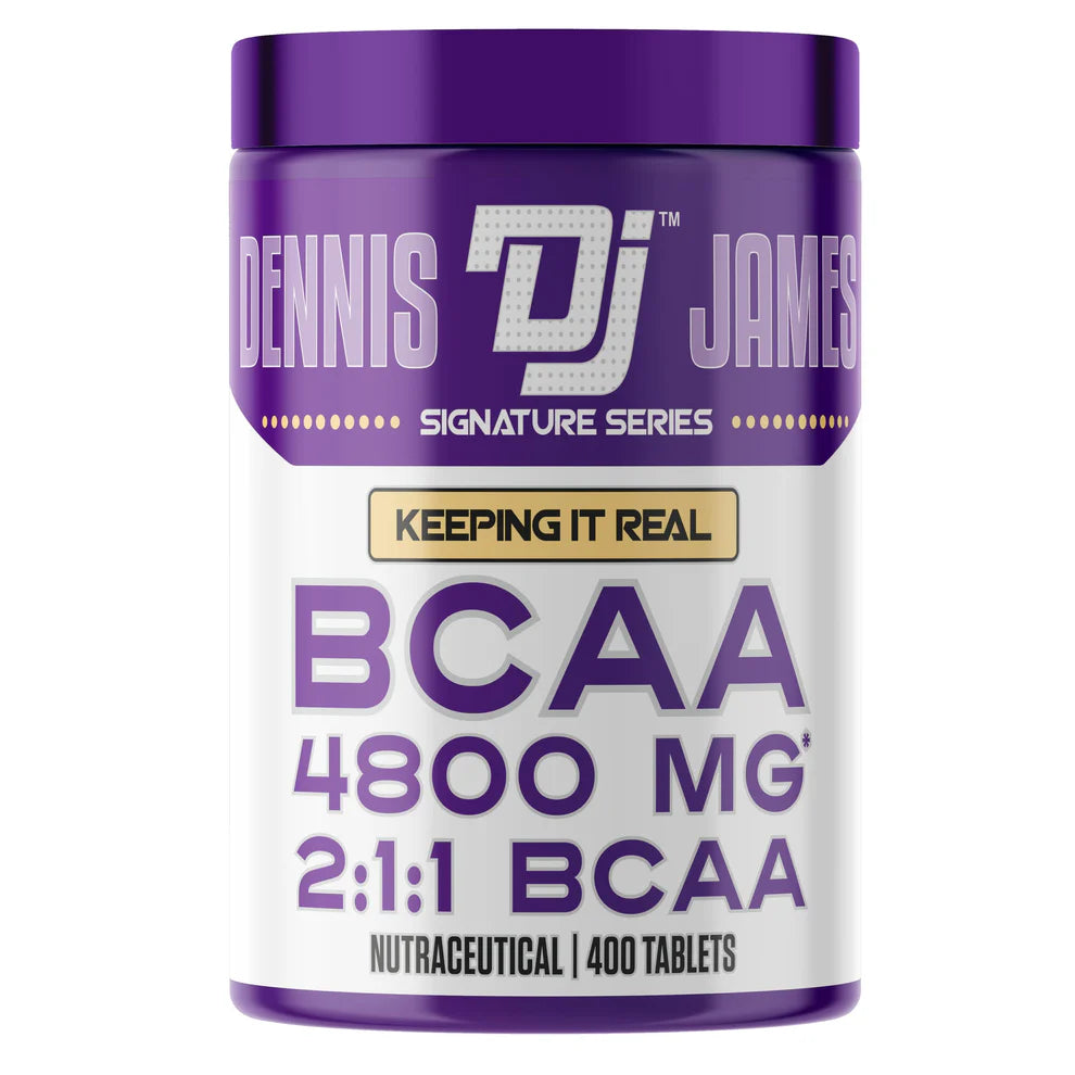 Dennis James Signature Series BCAA 4800MG – 400 Tablets | High-Potency Muscle Recovery & Growth Support-signature-series