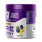 Dennis James Signature Series Pre-Workout – Explosive Energy & Performance Boost | 300g (30 Servings)-sideview-blueberry-lemonade