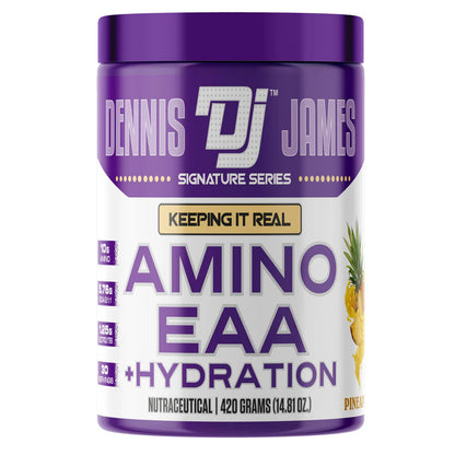 Dennis James Signature Series Amino EAA+ Hydration – Elite Muscle Recovery, Performance & Hydration Formula