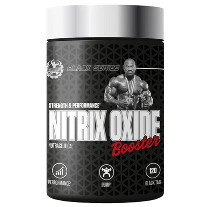 Dexter Jackson Black Series Nitric Oxide Tablets | 90 Tablets | Advanced Muscle Pump & Blood Flow Enhancer, front view