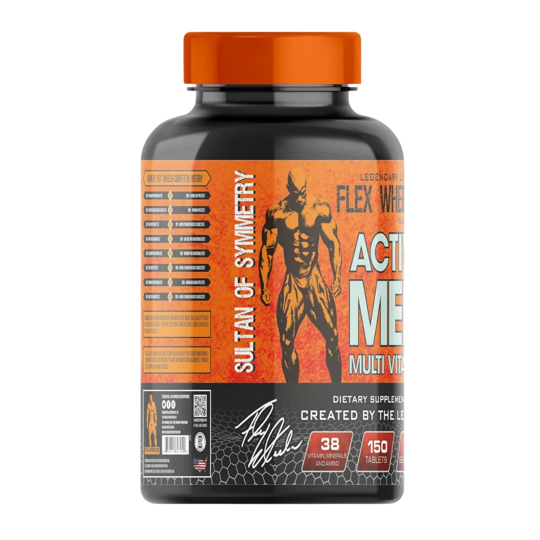 Premium Multivitamin for Active Men by Flex Wheeler - Legendary Line Formula with 38 Key Nutrients for Energy & Performance - Created by Bodybuilding Icon