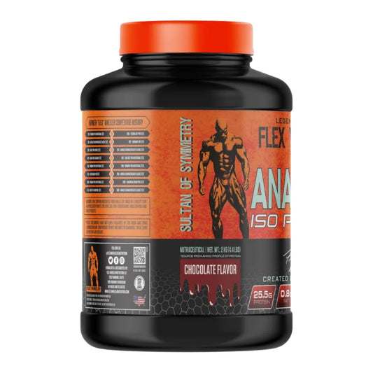 flexwheeler-anabolicwhey-74servings-chocolateflavour-sideview
