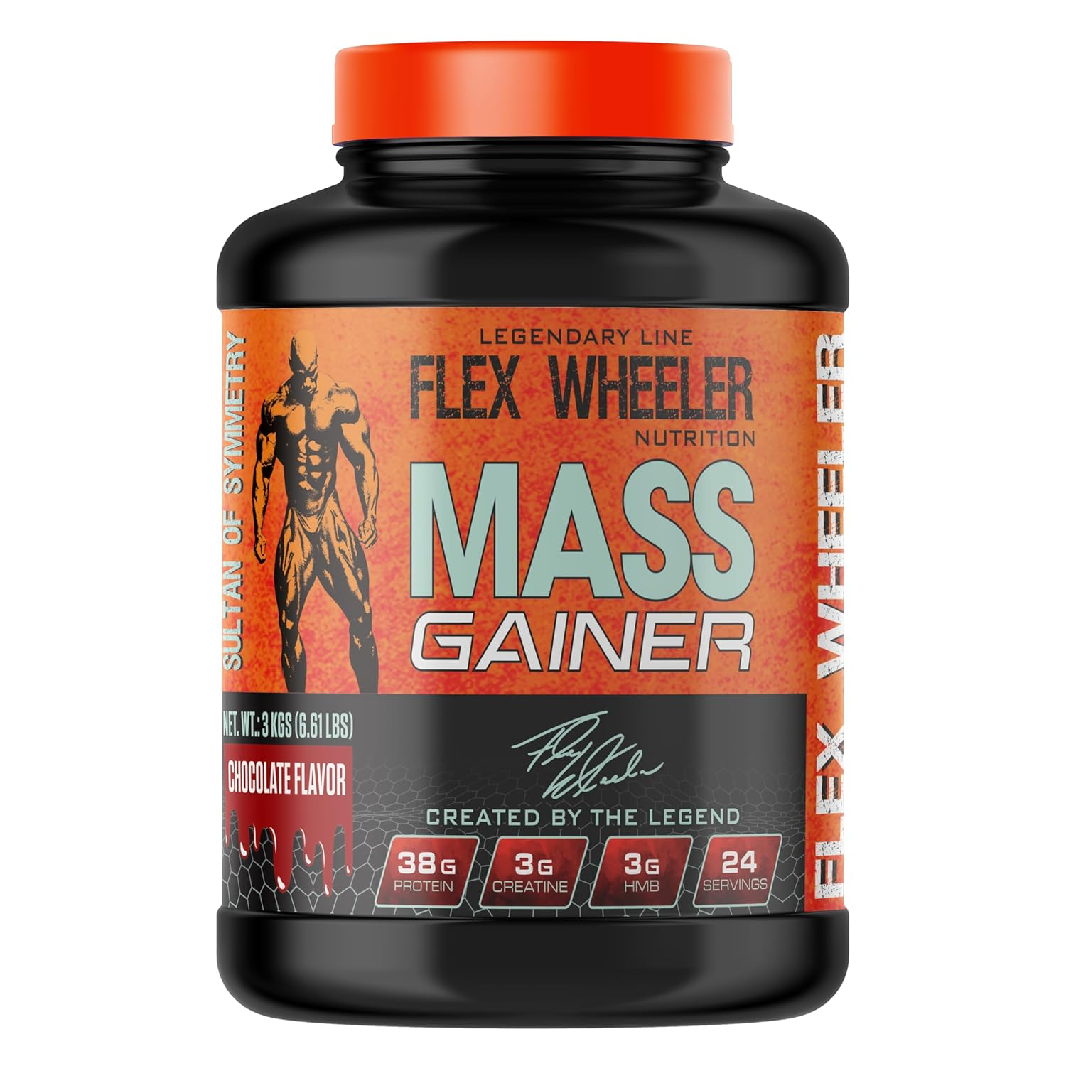 Flex Wheeler Mass Gainer | Chocolate | 3kg (6.61lbs) | Hardgainer’s Dream Formula
FROM 5X MR. OLYMPIA FLEX WHEELER – THE ULTIMATE CALORIC WEAPON