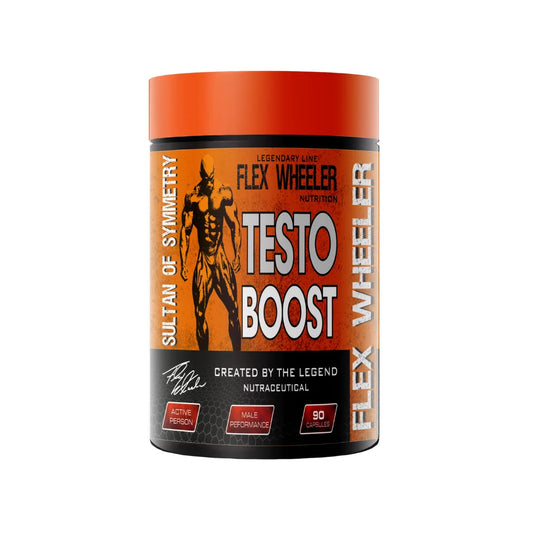 Flex Wheeler Nutrition Testo Boost
90 Capsules | Advanced Natural Testosterone Support
Engineered for Athletes Who Demand More