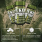 Three bottles of Nuke Test+ supplement on a textured green background with instructions on how to take and when to take the supplement.