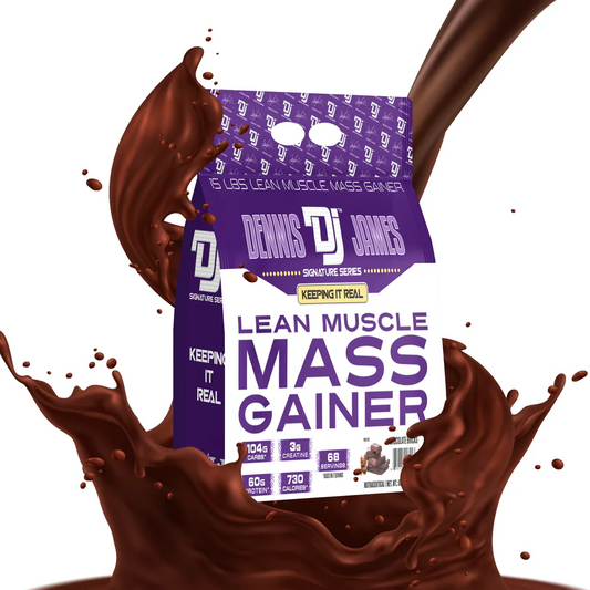 Dennis James Signature Series Lean Muscle Mass Gainer 15 LBS | High-Calorie Gainer with Protein & Carbs | Supports Muscle Growth & Recovery