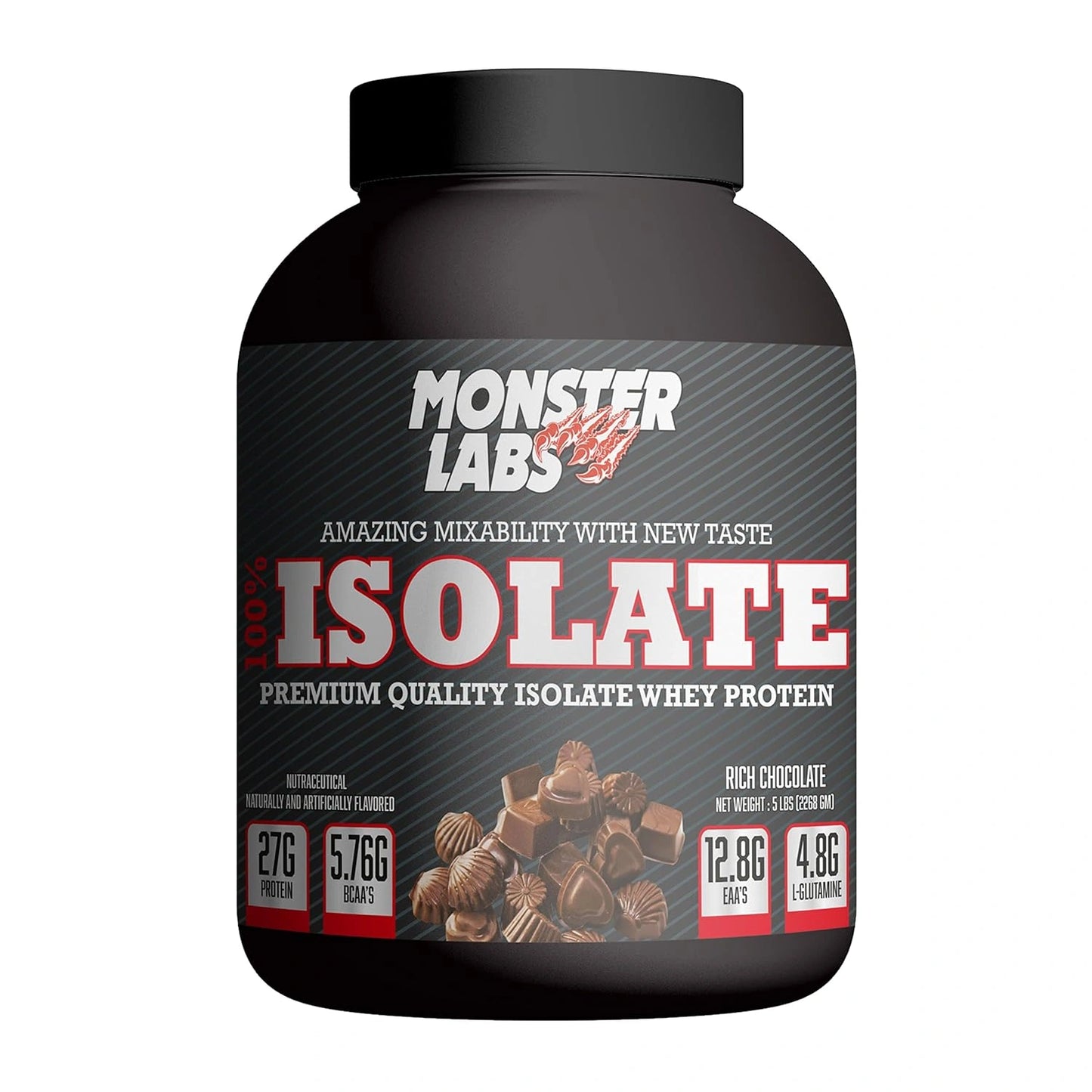 monsterlabs-wheyisolate-27gram-protein-frontview-triumphnutrition