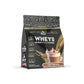 pole nutrition whey protein 10 lbs-151 servings-cafe frappucciono coffee flavour illustration in white background