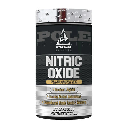 Pole Nutrition Nitric Oxide | 90 Capsules | Muscle Growth, Recovery & Performance Support | Premium N.O. Formula | Vegetarian