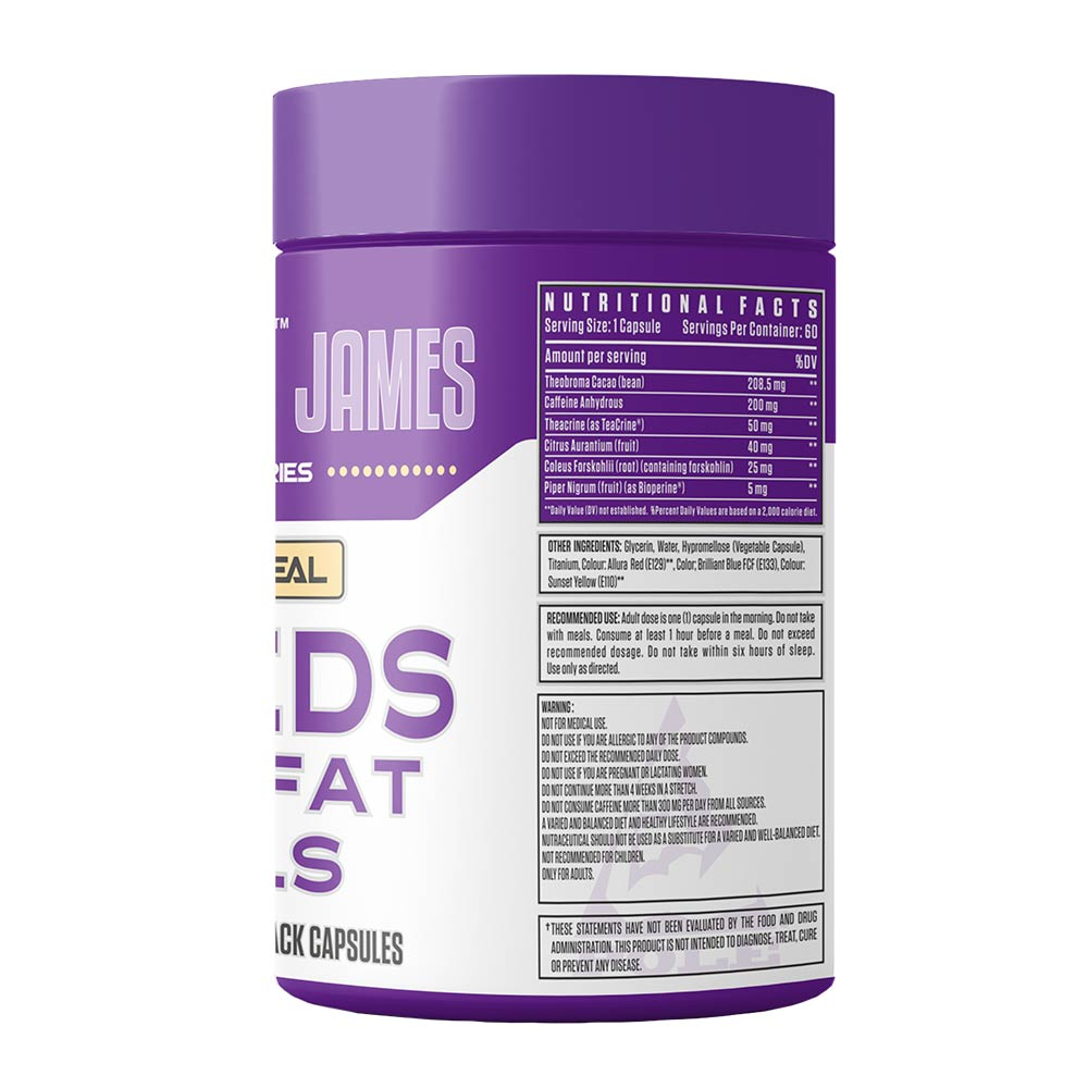 DENNIS JAMES SHREDS FAT BURNER TABLETS, 60 NUMBERS , PREMIUM GENUINE IMPORTED FAT BURNING FORMULA