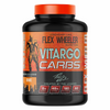 Flex Wheeler Vitargo Carbs - 6.61lb Orange Flavored Carb Supplement with 45g Fast-Digesting Carbs per Serving (60 Servings)