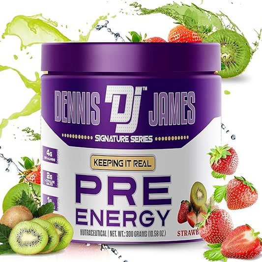 Dennis James Signature Series Pre Energy | Pre Workout | 300g, 30 Servings | Premium Energy Boost for Intense Workouts