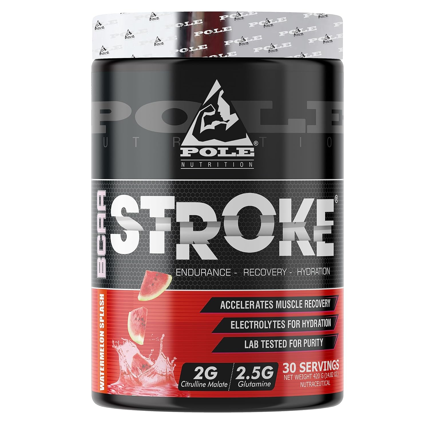Zero-Calorie Recovery Drink - Pole Stroke Watermelon with No Stimulants or Artificial Colors