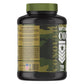 Warrzone Conquer Whey protein powder container with camouflage design on a white background