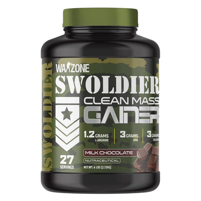 warzone swoldier clean mass gainer 6Lbs front view